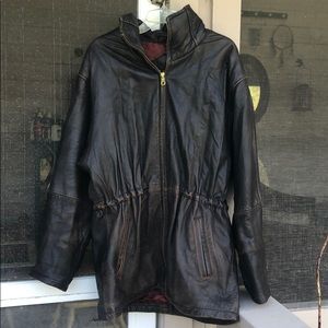 Studio Andrew Marc for Tannery West Leather Jacket